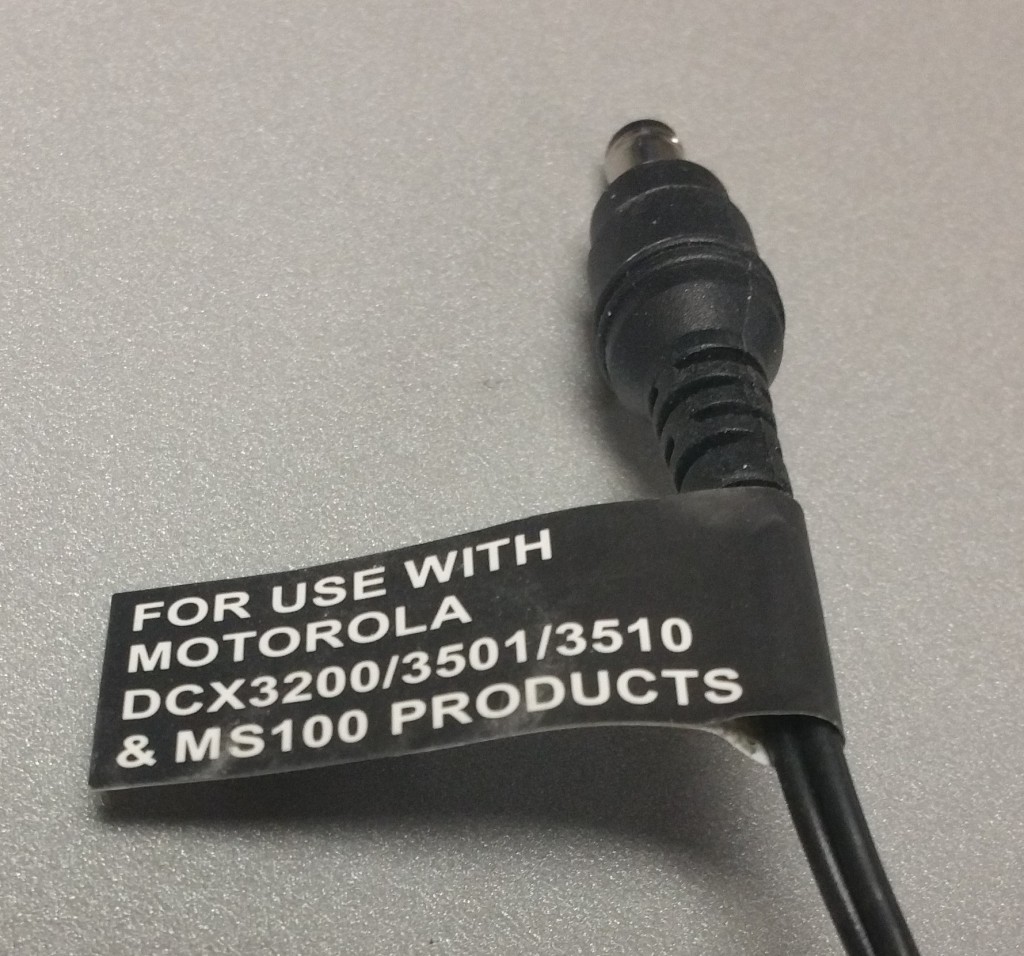 Arris DCX3510-M DVR Cable STB  Power Supply Tag Indicator