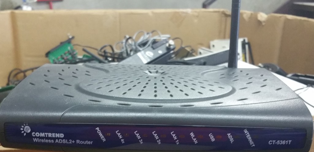 Comtrend 5361T Wireless G ADSL Modem Front