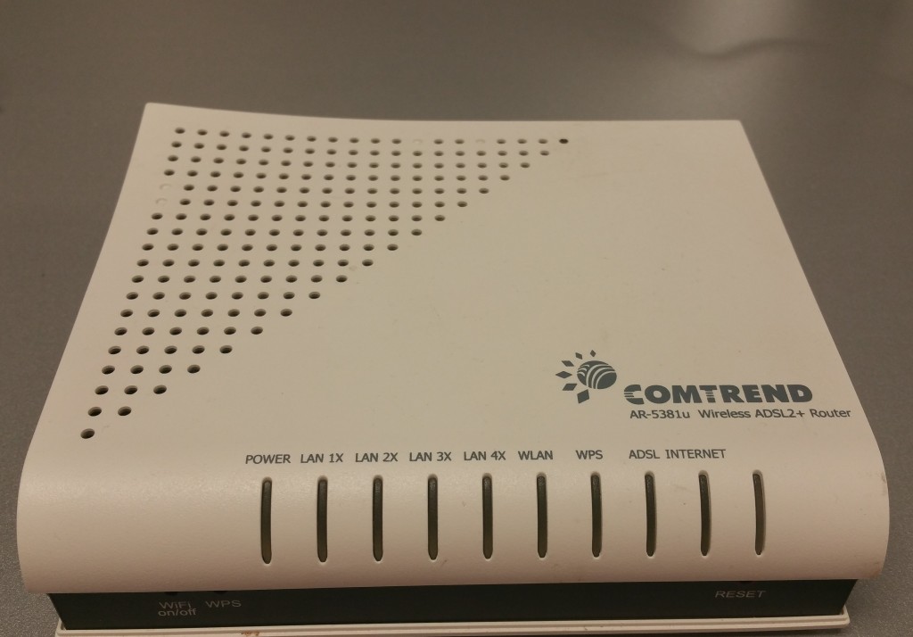 Comtrend 5381u(No Antenna) Front
