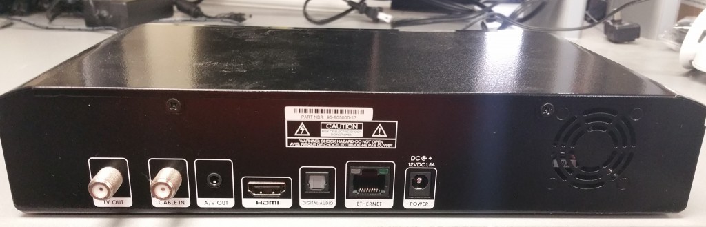 Entone Amulet 455 IPTV PVR STB Back