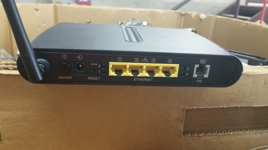 Speedtouch ADSL Wireless G Modem Back
