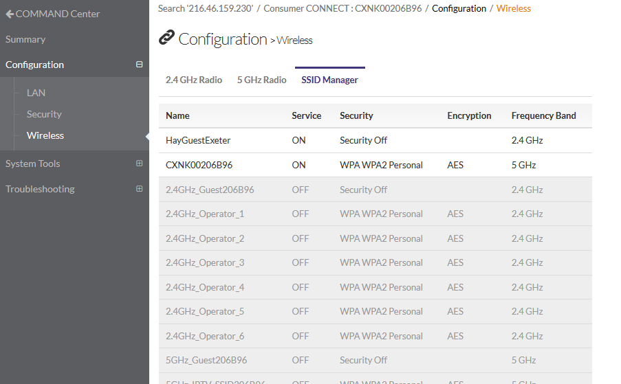 SSID Manager